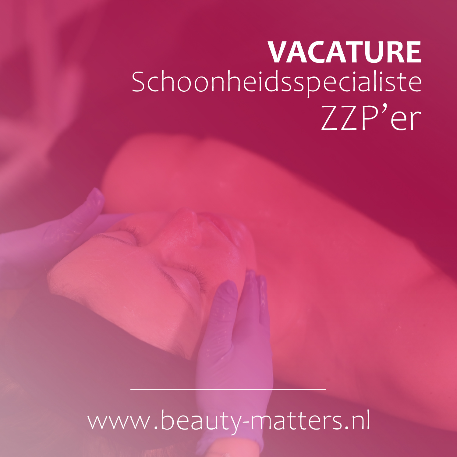 Vacature ZZP Beauty Matters