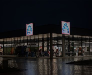 Banner Aldi opening