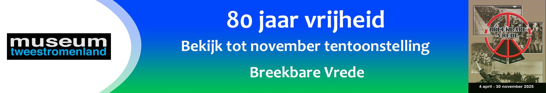 banner Breekbare vrede
