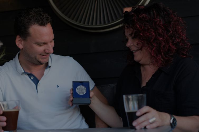 Banner Dag van Leeuwen medaille