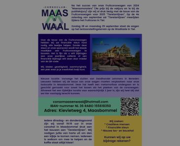 Fruitcorso Tiel banner