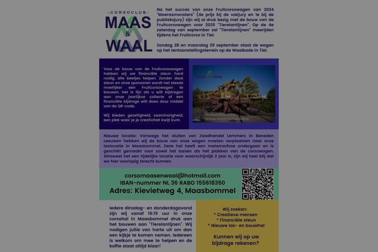 Fruitcorso Tiel banner
